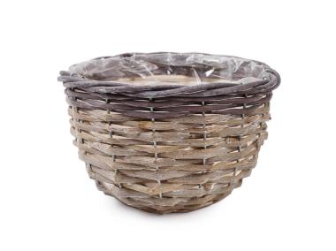 Zdjęcie: Osłonka wiklinowa na doniczkę 19x19x12 cm TIN TOURS