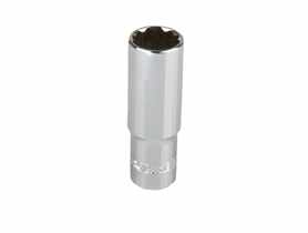 Nasadka 12-kątna wydłużona CRV 1/2 - 27 mm z zawieszką PROLINE