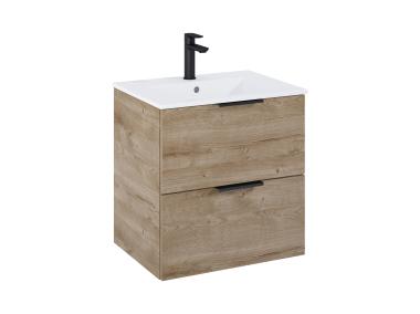 Zdjęcie: Szafka łazienkowa Lada 54 cm 2S dąb canela ROCA