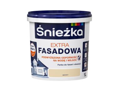 Zdjęcie: Farba Extra Fasadowa Beżowy 1L N ŚNIEŻKA