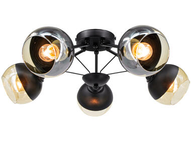 Zdjęcie: Lampa sufitowa Laguna 1018/5 BL ELEM