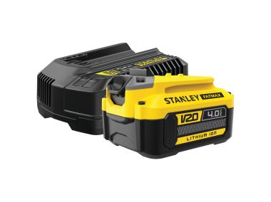 Zdjęcie: Zestaw startowy ładowarki V20 18V STANLEY FATMAX