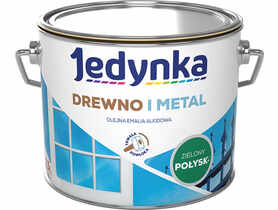 Emalia olejno-alkidowa drewno i metal zielony jasny 2,5 L połysk JEDYNKA