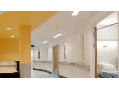 Zdjęcie: Płyta ze skalnej wełny mineralnej MediCare Plus 1200x600x20 mm ROCKFON