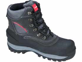 Śniegowce zamsz-oxford szaro-czerwone 40 LAHTI PRO