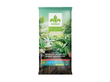 Zdjęcie: Ziemia do zielonych roślin domowych, palm, juk 20L KRONEN