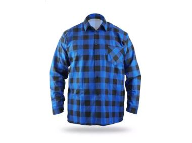 Zdjęcie: Koszulka flanelowa niebieska XXL DEDRA