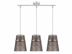 Lampa sufitowa wisząca Plasto 3x60 W chrom CANDELLUX