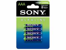 Baterie alkaiczne R3 AAA - 4 szt. SONY