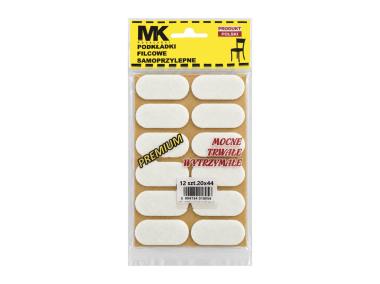 Zdjęcie: Podkładki filcowe premium 20x44 biały MK