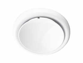 Anemostat nawiewowy 100 mm z kołnierzem metalowym biały VENTS