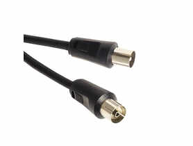 Kabel TV-VIDEO, 1,5 m, czarny BMF01B DPM SOLID