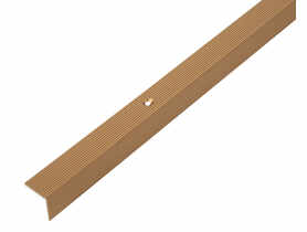 Listwa schodowa ALU złoty 1000x21x21 mm ALBERTS