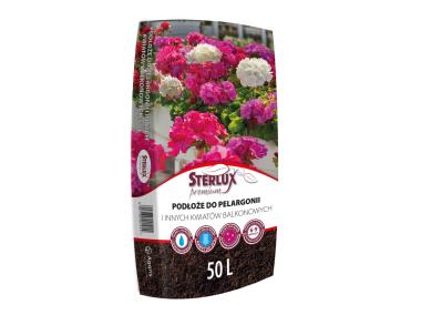 Zdjęcie: Podłoże do kwiatów balkonowych 50 L STERLUX PREMIUM