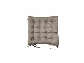 Poduszka na krzesło welwetowa sztruks casual chic beż 43x43 cm CHIC HOME