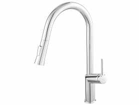 Bateria zlewozmywakowa z wyciąganą wylewką Cumulus, chrom FERRO