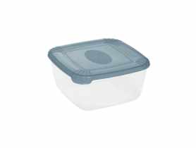 Pojemnik Polar 950 ml kwadratowy szary PLAST TEAM