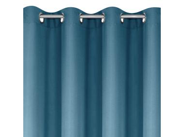 Zdjęcie: Zasłona Rita 140x250 cm ciemnoniebieska EUROFIRANY