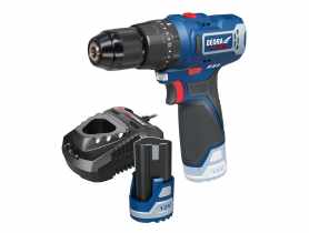 Zestaw 12V DED7331 wiertarko-wkrętarka + DED7302 ładowarka + DED7320 2,0 Ah DEDRA