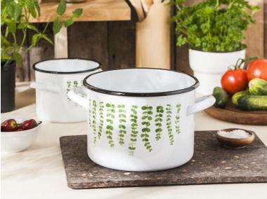 Zdjęcie: Garnek Eukaliptus prosty 20 cm - 4,8 L biały ALTOMDESIGN