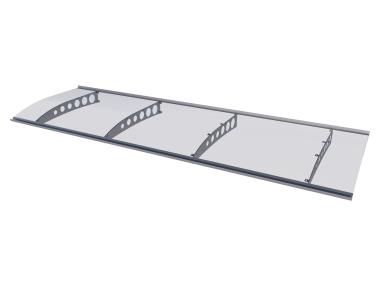 Zdjęcie: Zadaszenie Swing PT/ET 300x90x22,5 cm stal nierdzewna GUTTA