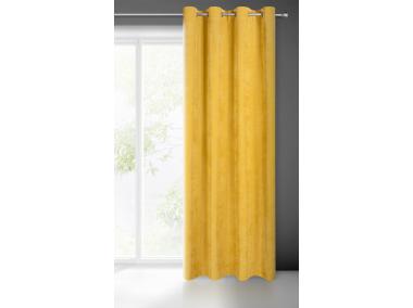 Zdjęcie: Zasłona gotowa Julie 140x250 cm musztardowy EUROFIRANY
