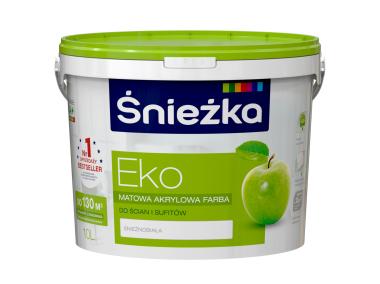 Zdjęcie: Farba EKO biały 10L ŚNIEŻKA