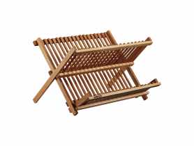 Suszarka do naczyń drewniana Natural 38 x 35 cm AMBITION