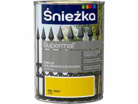 Emalia chlorok żółty RAL1003 0,9L ŚNIEŻKA