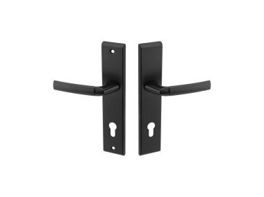 Zdjęcie: Klamka zewnętrzna Fudzi 90 WKL czarny mat prawa GAMAR