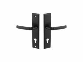 Klamka zewnętrzna Fudzi 90 WKL czarny mat prawa GAMAR