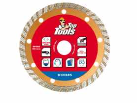 Tarcza diamentowa 125mm Turbo  TOP TOOLS