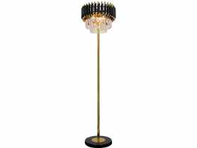 Lampa stojąca Toledo 4-punktowa czarno-złota ELEM