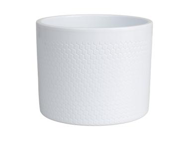 Zdjęcie: Osłonka doniczkowa 417 biała 15 cm CERMAX