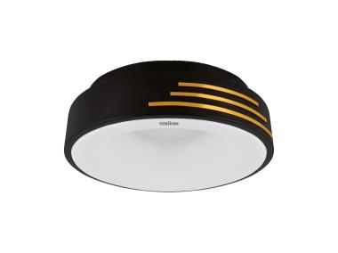 Zdjęcie: Plafoniera SMD Librus Led C 24W kolor czarny/złoty STRUHM