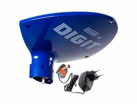 Antena DVB-T Digit Activa niebieska TELMOR