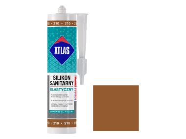 Zdjęcie: Silikon sanitarny elastyczny 210 kakao 280 ml ATLAS