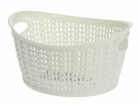 Koszyk owalny S 1,5 L Willow biały ALSEA