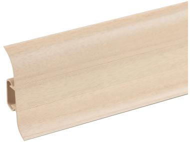 Zdjęcie: Listwa przypodłogowa PVC Premium Classic 22x59 mm; 2,20 m Jesion Jasny Mat CEZAR