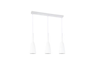 Zdjęcie: Lampa wisząca Solin 3 linia biała LIGHT PRESTIGE