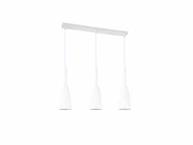 Lampa wisząca Solin 3 linia biała LIGHT PRESTIGE