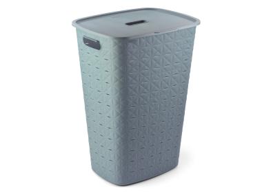 Zdjęcie: Kosz na pranie Softex 56 L turkusowy CURVER