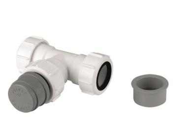 Zdjęcie: Zawór napowietrzający trójnik 32 mm MCALPINE