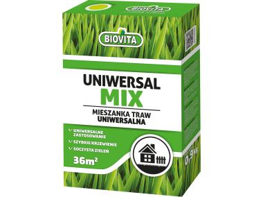 Zdjęcie: Mieszanka nasion traw uniwersalmix 0,9 kg BIOVITA