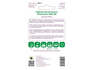 Zdjęcie: Ogórek Wisconsin SMR 58 5 g W.LEGUTKO