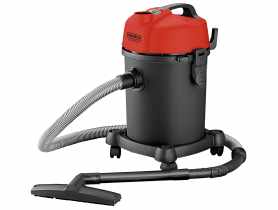 Odkurzacz warsztatowy 1200 W zbiornik plastikowy 18 L akcesoria RAWLPLUG