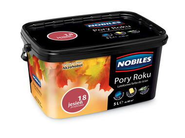 Zdjęcie: Farba lateksowa Pory Roku 5 L jesień jarzębinowa NOBILES