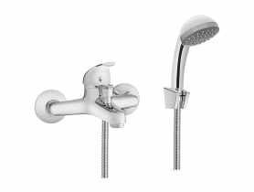 Bateria wannowa z zestawem natryskowym Perea chrom INVENA