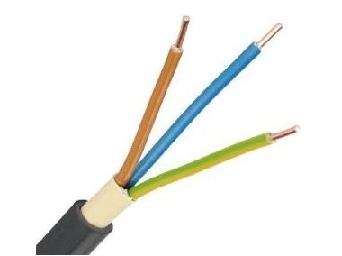 Zdjęcie: Kabel elektroenergetyczny YKY 3x2,5 żo 0,6/1kV (krążek 100 m) ELEKTROKABEL