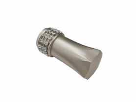 Zakończenia Diament 19 mm satyna GARDINIA